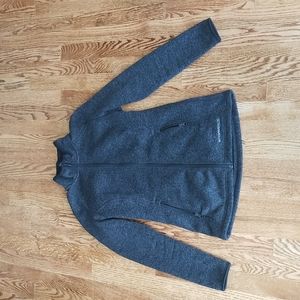 (S) Sunice StormPack Cozy & Functional Heathered Gorpcore Thick Knit Jacket